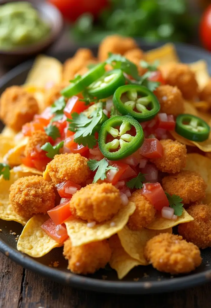 29 Canned Chicken Nuggets Air Fryer Hacks That Actually Work 17 29 Canned Chicken Nuggets Air Fryer Hacks That Actually Work - 16. Crunchy Chicken Nugget Nachos