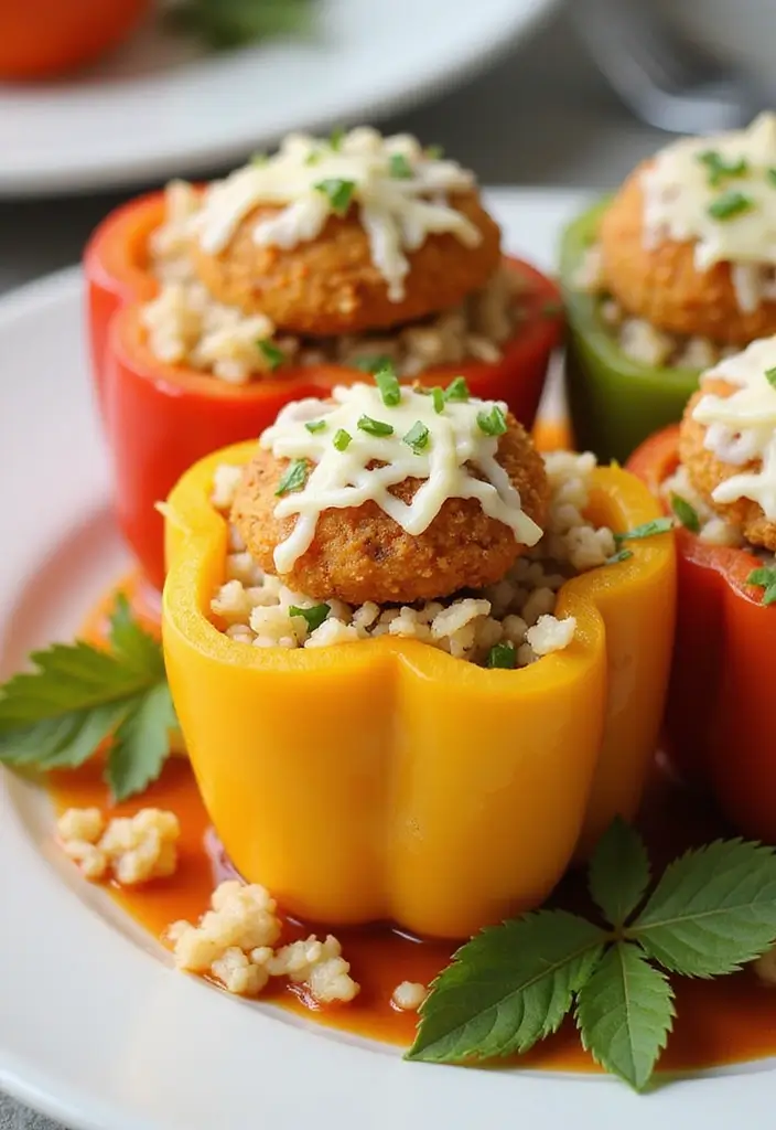 29 Canned Chicken Nuggets Air Fryer Hacks That Actually Work 19 29 Canned Chicken Nuggets Air Fryer Hacks That Actually Work - 18. Chicken Nugget Stuffed Peppers