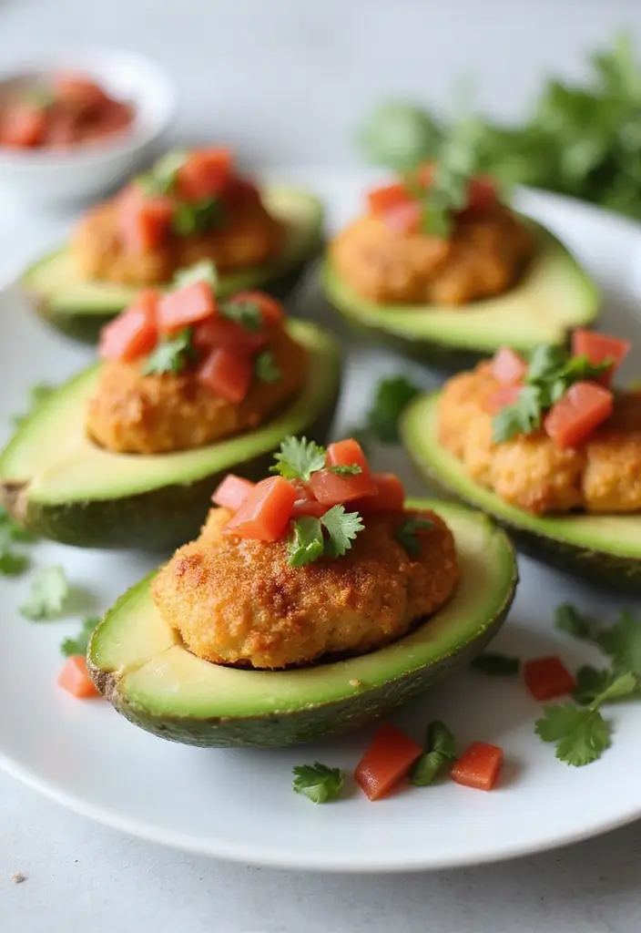 29 Canned Chicken Nuggets Air Fryer Hacks That Actually Work 29 29 Canned Chicken Nuggets Air Fryer Hacks That Actually Work - 28. Chicken Nugget Stuffed Avocado