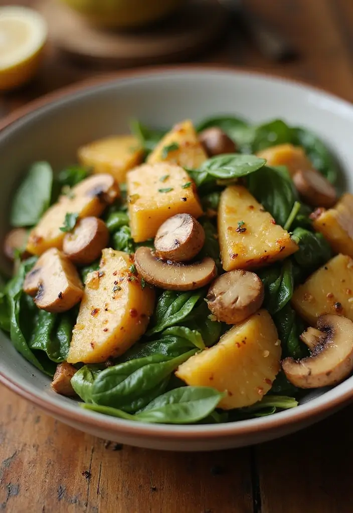 29 Chicken Pineapple Stir Fry Recipes That Taste Sweet & Savory 14 29 Chicken Pineapple Stir Fry Recipes That Taste Sweet & Savory - 13. Pineapple Chicken Stir Fry with Spinach and Mushrooms