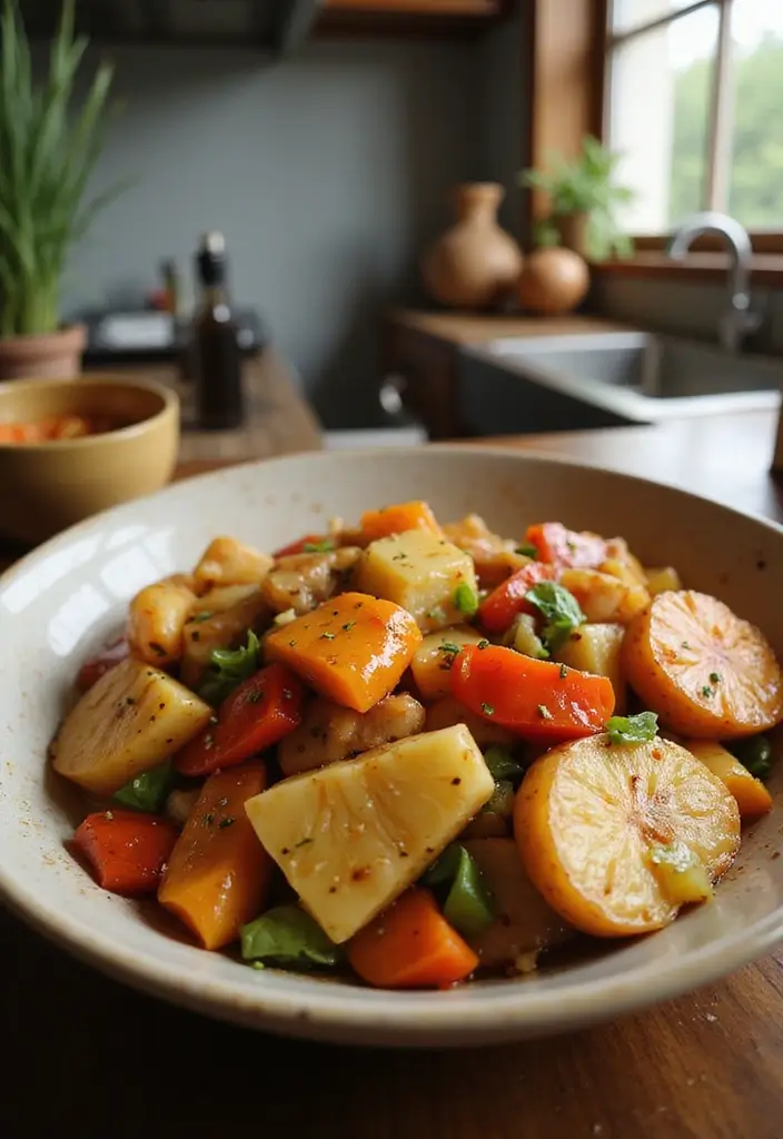 29 Chicken Pineapple Stir Fry Recipes That Taste Sweet & Savory 15 29 Chicken Pineapple Stir Fry Recipes That Taste Sweet & Savory - 14. Pineapple Chicken and Sweet Potato Stir Fry