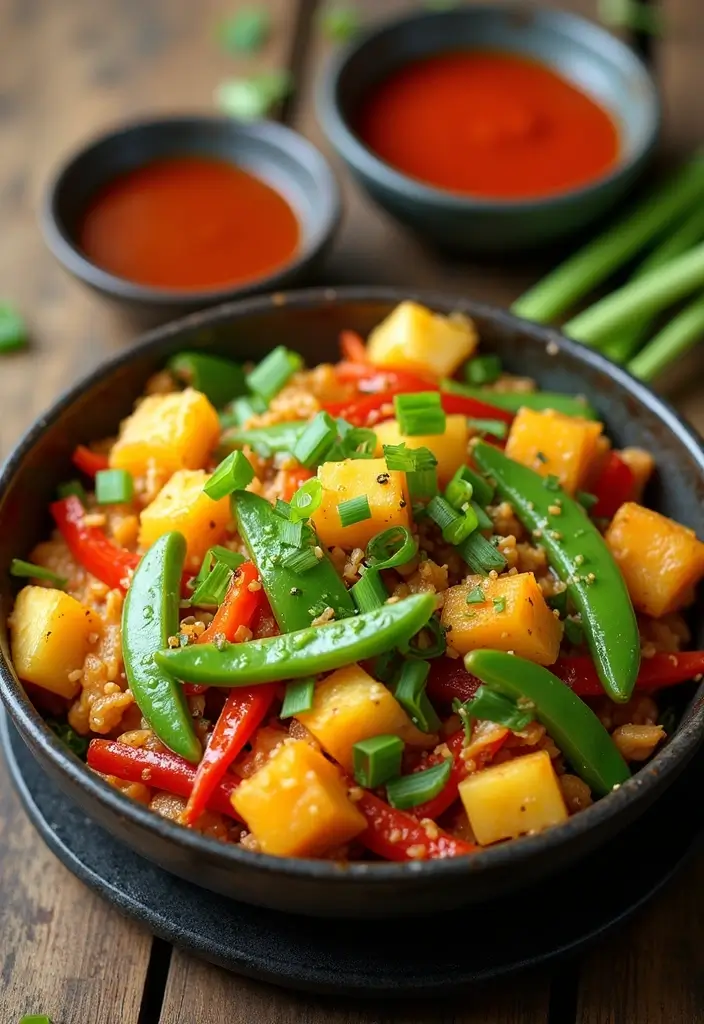 29 Chicken Pineapple Stir Fry Recipes That Taste Sweet & Savory 3 29 Chicken Pineapple Stir Fry Recipes That Taste Sweet & Savory - 2. Spicy Pineapple Chicken Stir Fry
