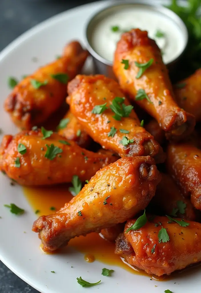 29 Chicken Wing Recipes Fried to Golden Perfection 17 29 Chicken Wing Recipes Fried to Golden Perfection - 16. Spicy Garlic Wings