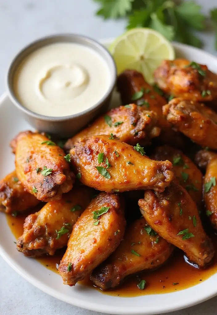 29 Chicken Wing Recipes Fried to Golden Perfection 25 29 Chicken Wing Recipes Fried to Golden Perfection - 24. Roasted Garlic and Herb Wings