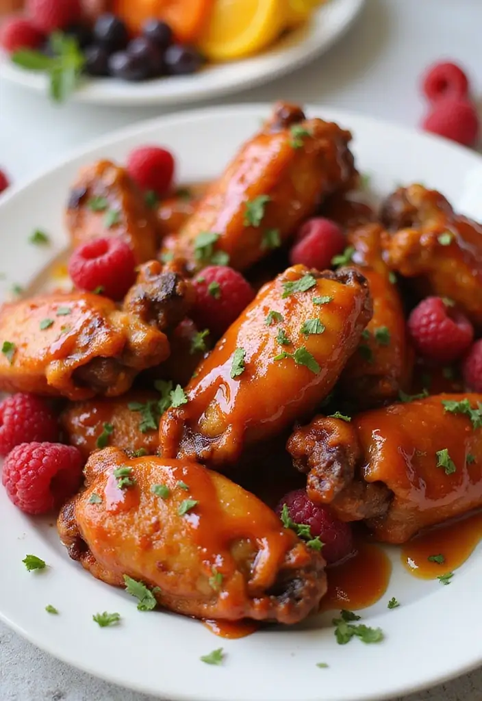 29 Chicken Wing Recipes Fried to Golden Perfection 28 29 Chicken Wing Recipes Fried to Golden Perfection - 27. Raspberry Chipotle Wings