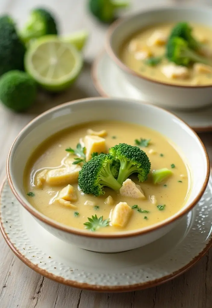 29 Cream of Chicken Soup Recipes That Are Smooth & Satisfying 14 29 Cream of Chicken Soup Recipes That Are Smooth & Satisfying - 13. Cream of Chicken and Broccoli Soup