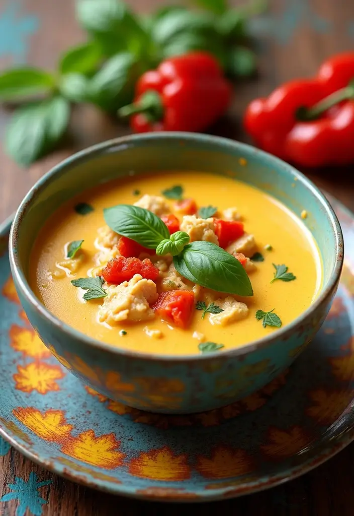 29 Cream of Chicken Soup Recipes That Are Smooth & Satisfying 19 29 Cream of Chicken Soup Recipes That Are Smooth & Satisfying - 18. Cream of Chicken Soup with Red Peppers