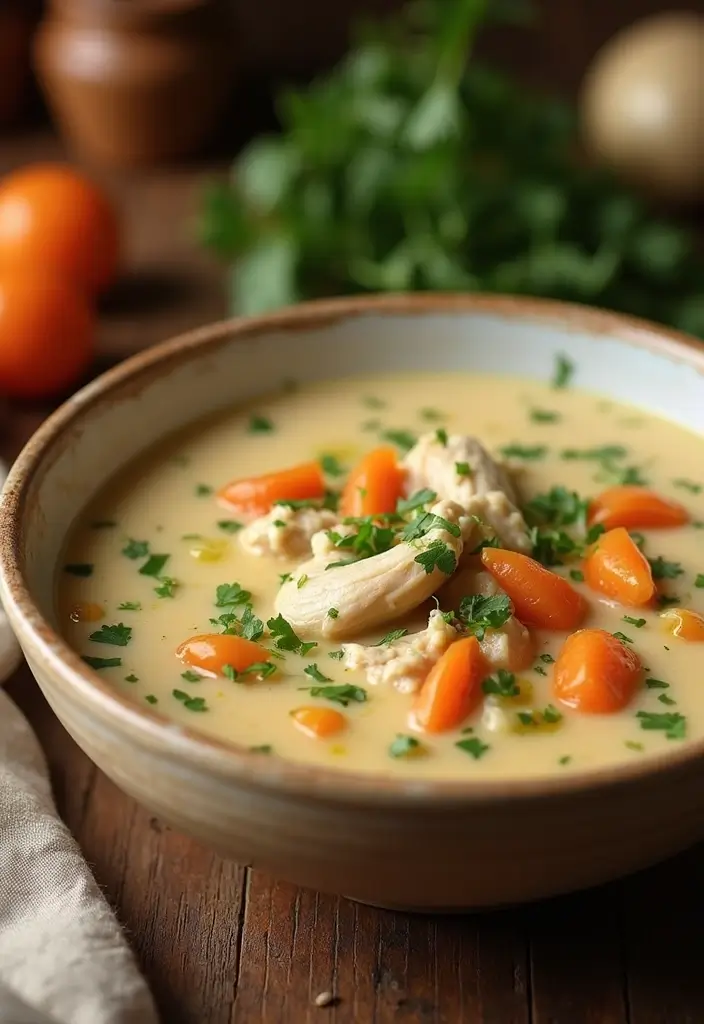 29 Cream of Chicken Soup Recipes That Are Smooth & Satisfying 20 29 Cream of Chicken Soup Recipes That Are Smooth & Satisfying - 19. Rustic Cream of Chicken Soup