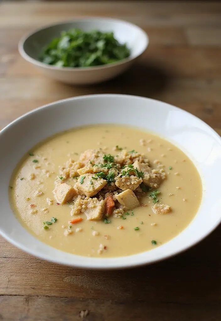 29 Cream of Chicken Soup Recipes That Are Smooth & Satisfying 24 29 Cream of Chicken Soup Recipes That Are Smooth & Satisfying - 23. Cream of Chicken Soup with Quinoa