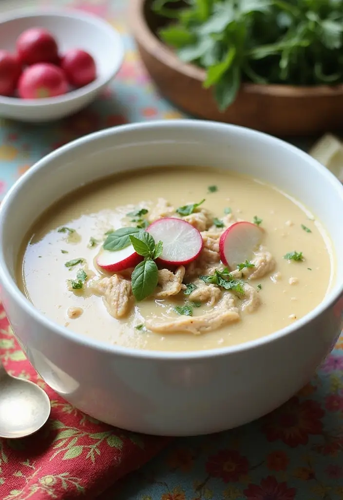 29 Cream of Chicken Soup Recipes That Are Smooth & Satisfying 29 29 Cream of Chicken Soup Recipes That Are Smooth & Satisfying - 28. Cream of Chicken Soup with Radishes