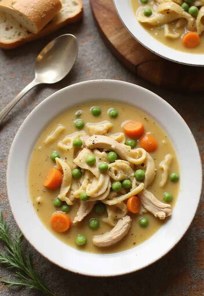 29 Cream of Chicken Soup Recipes That Are Smooth & Satisfying 7 29 Cream of Chicken Soup Recipes That Are Smooth & Satisfying - 6. Cream of Chicken and Noodle Soup