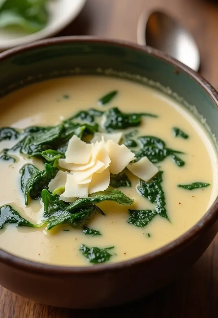 29 Cream of Chicken Soup Recipes That Are Smooth & Satisfying 9 29 Cream of Chicken Soup Recipes That Are Smooth & Satisfying - 8. Cream of Chicken Soup with Spinach and Artichokes