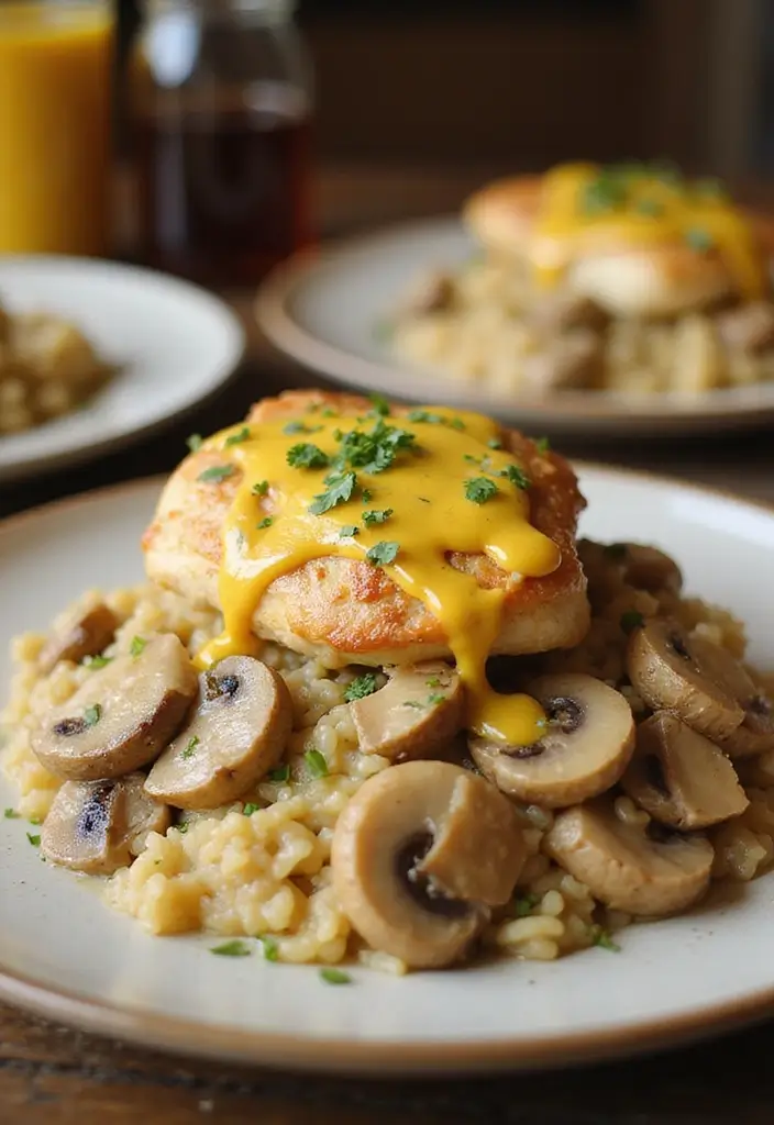 29 Creamy Honey Mustard Chicken Recipes That Feel Balanced & Sweet 20 29 Creamy Honey Mustard Chicken Recipes That Feel Balanced & Sweet - 19. Honey Mustard Chicken and Mushroom Risotto