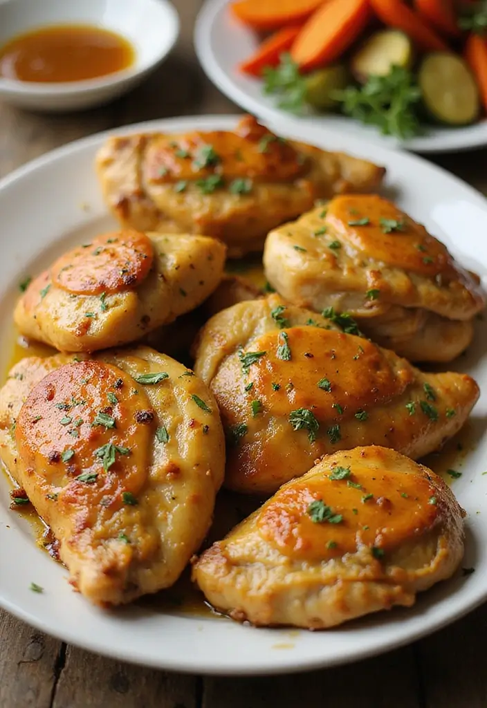 29 Creamy Honey Mustard Chicken Recipes That Feel Balanced & Sweet 3 29 Creamy Honey Mustard Chicken Recipes That Feel Balanced & Sweet - 2. Baked Honey Mustard Chicken Thighs