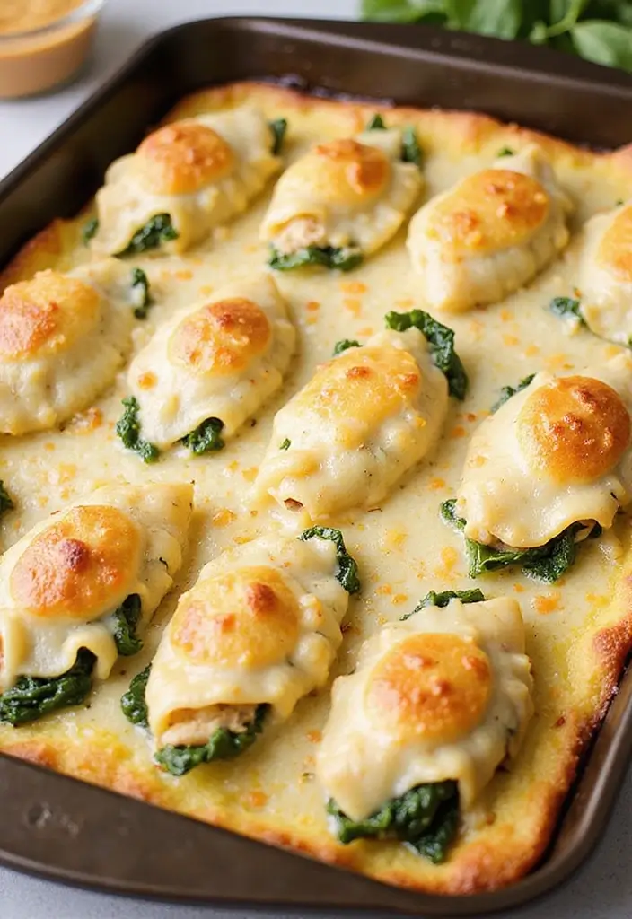 29 Creamy Honey Mustard Chicken Recipes That Feel Balanced & Sweet 24 29 Creamy Honey Mustard Chicken Recipes That Feel Balanced & Sweet - 23. Honey Mustard Chicken and Spinach Stuffed Shells
