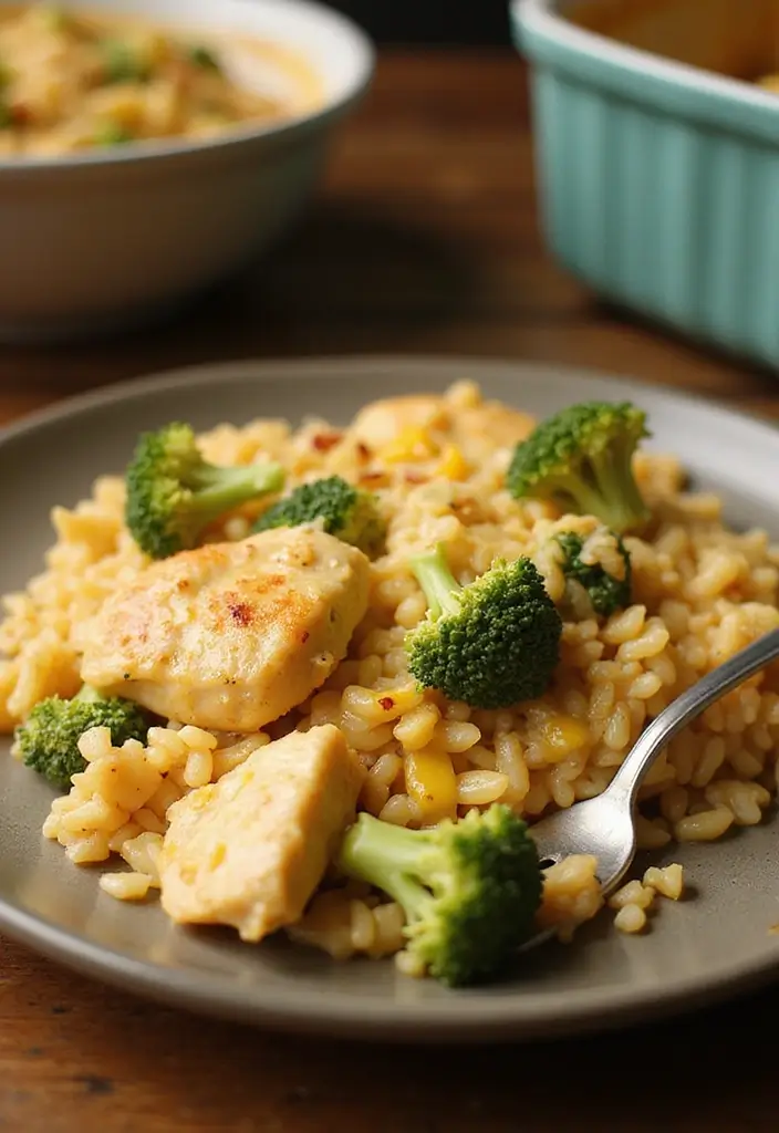 29 Creamy Honey Mustard Chicken Recipes That Feel Balanced & Sweet 29 29 Creamy Honey Mustard Chicken Recipes That Feel Balanced & Sweet - 28. Honey Mustard Chicken and Broccoli Rice Casserole