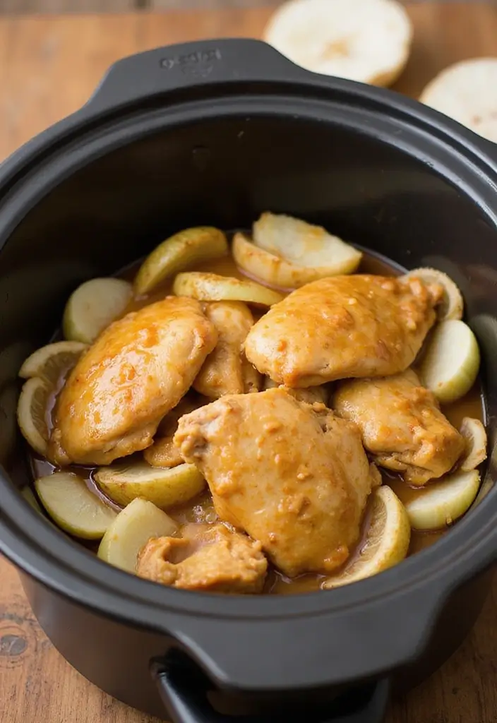 29 Creamy Honey Mustard Chicken Recipes That Feel Balanced & Sweet 5 29 Creamy Honey Mustard Chicken Recipes That Feel Balanced & Sweet - 4. Slow Cooker Honey Mustard Chicken