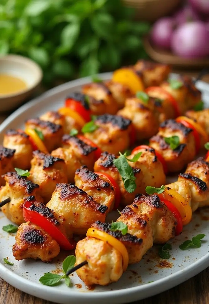 29 Creamy Honey Mustard Chicken Recipes That Feel Balanced & Sweet 7 29 Creamy Honey Mustard Chicken Recipes That Feel Balanced & Sweet - 6. Grilled Honey Mustard Chicken Skewers