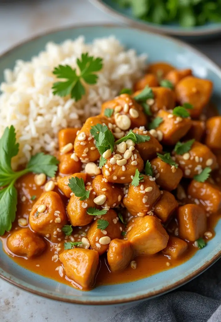 29 Dairy Free Marry Me Chicken Recipes That Are Rich & Romantic 17 29 Dairy Free Marry Me Chicken Recipes That Are Rich & Romantic - 16. Thai Peanut Sauce Dairy Free Marry Me Chicken