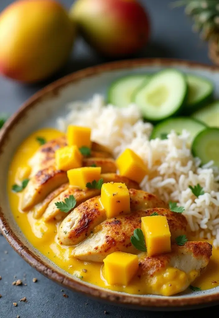 29 Dairy Free Marry Me Chicken Recipes That Are Rich & Romantic 19 29 Dairy Free Marry Me Chicken Recipes That Are Rich & Romantic - 18. Mango Coconut Cream Dairy Free Marry Me Chicken