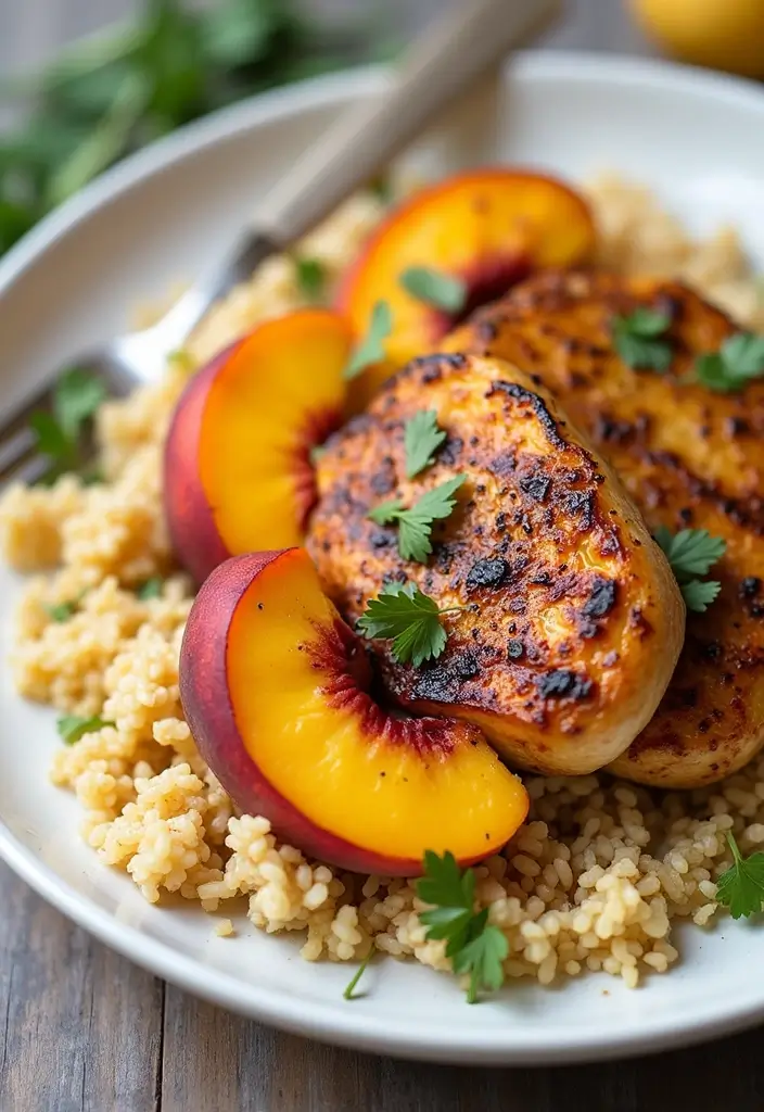 29 Dairy Free Marry Me Chicken Recipes That Are Rich & Romantic 25 29 Dairy Free Marry Me Chicken Recipes That Are Rich & Romantic - 24. Grilled Peach Dairy Free Marry Me Chicken