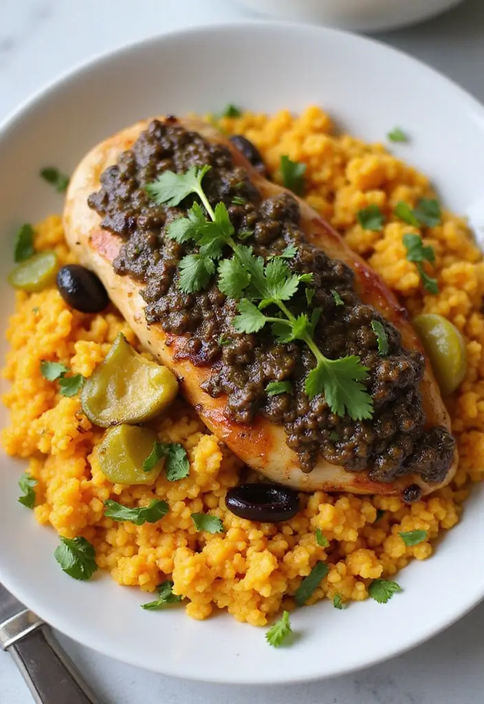 29 Dairy Free Marry Me Chicken Recipes That Are Rich & Romantic 9 29 Dairy Free Marry Me Chicken Recipes That Are Rich & Romantic - 8. Mediterranean Olive Tapenade Dairy Free Marry Me Chicken