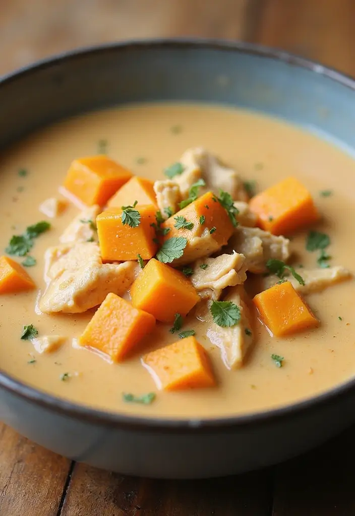 29 Homemade Cream of Chicken Soup Recipes That Beat Store-Bought 19 29 Homemade Cream of Chicken Soup Recipes That Beat Store-Bought - 18. Cream of Chicken Soup with Sweet Potatoes