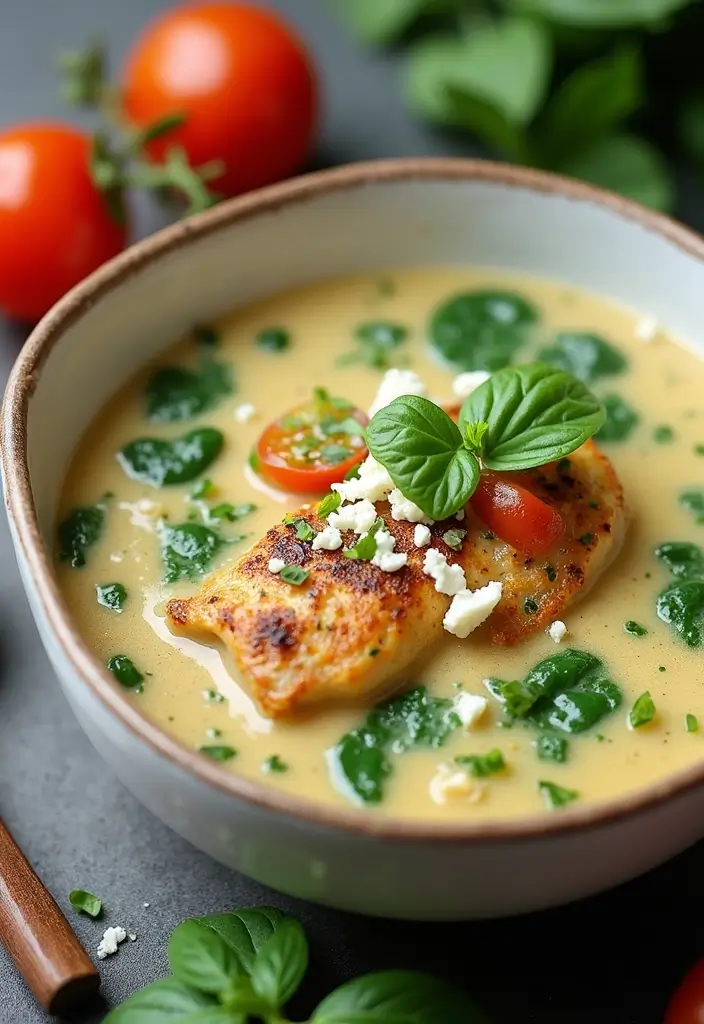 29 Homemade Cream of Chicken Soup Recipes That Beat Store-Bought 20 29 Homemade Cream of Chicken Soup Recipes That Beat Store-Bought - 19. Mediterranean Cream of Chicken Soup