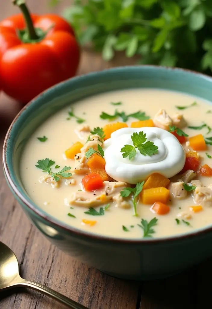 29 Homemade Cream of Chicken Soup Recipes That Beat Store-Bought 3 29 Homemade Cream of Chicken Soup Recipes That Beat Store-Bought - 2. Lightened-Up Cream of Chicken Soup