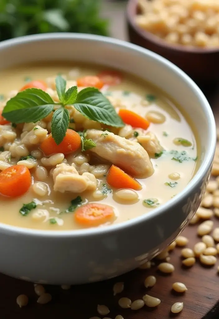 29 Homemade Cream of Chicken Soup Recipes That Beat Store-Bought 21 29 Homemade Cream of Chicken Soup Recipes That Beat Store-Bought - 20. Creamy Chicken and Barley Soup