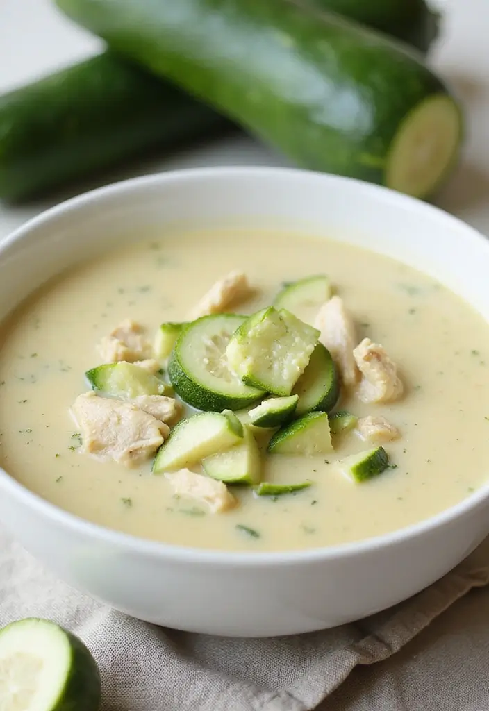 29 Homemade Cream of Chicken Soup Recipes That Beat Store-Bought 27 29 Homemade Cream of Chicken Soup Recipes That Beat Store-Bought - 26. Cream of Chicken and Zucchini Soup