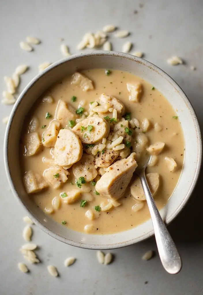 29 Homemade Cream of Chicken Soup Recipes That Beat Store-Bought 7 29 Homemade Cream of Chicken Soup Recipes That Beat Store-Bought - 6. Cream of Chicken with Rice Soup