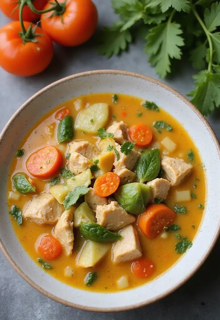 29 Homemade Cream of Chicken Soup Recipes That Beat Store-Bought 8 29 Homemade Cream of Chicken Soup Recipes That Beat Store-Bought - 7. Creamy Chicken and Vegetable Soup