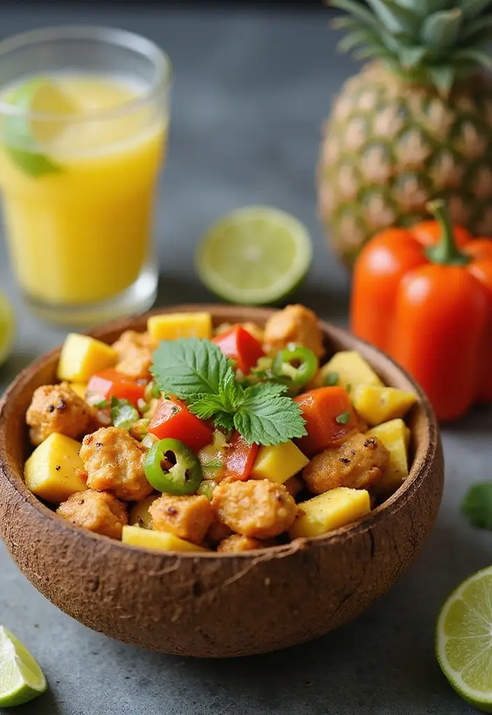 29 Honey Lime Chicken Bowl Recipes That Are Fresh and Tangy 2 29 Honey Lime Chicken Bowl Recipes That Are Fresh and Tangy - 1. Tropical Honey Lime Chicken Bowl