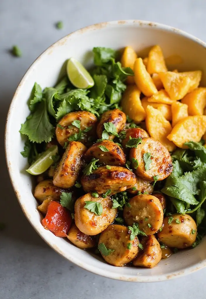29 Honey Lime Chicken Bowl Recipes That Are Fresh and Tangy 23 29 Honey Lime Chicken Bowl Recipes That Are Fresh and Tangy - 22. Honey Lime Chicken and Eggplant Bowl
