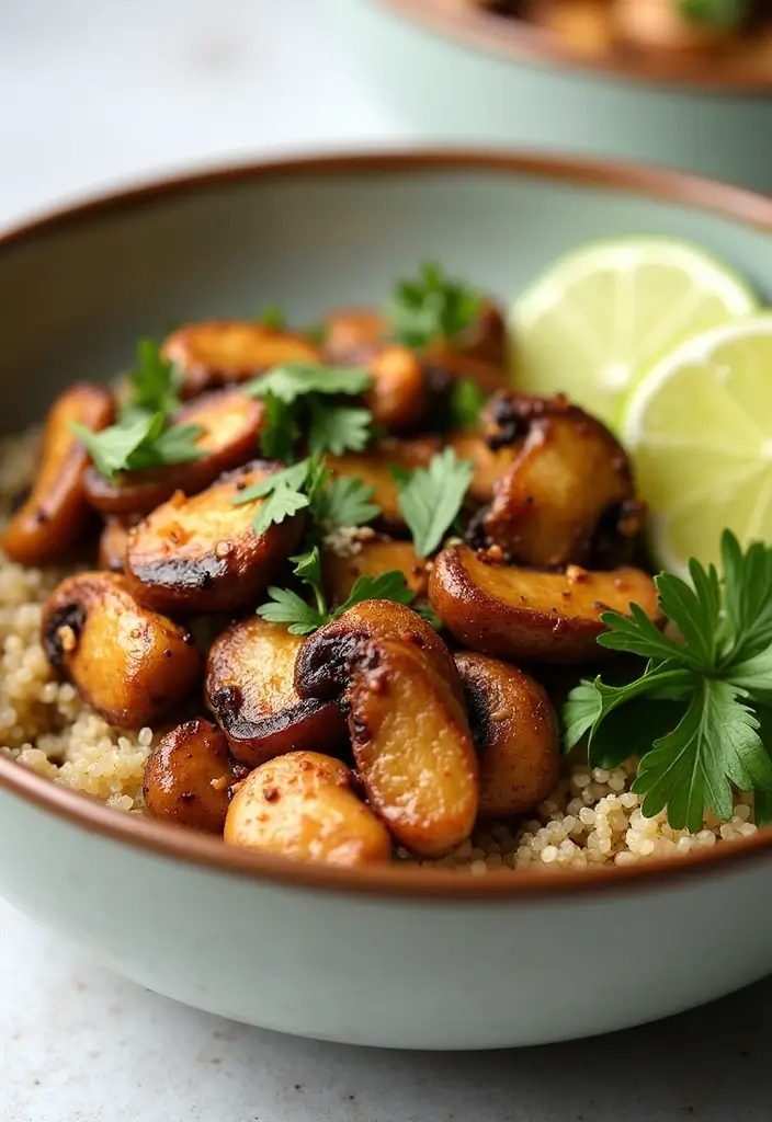 29 Honey Lime Chicken Bowl Recipes That Are Fresh and Tangy 26 29 Honey Lime Chicken Bowl Recipes That Are Fresh and Tangy - 25. Honey Lime Chicken and Mushroom Bowl