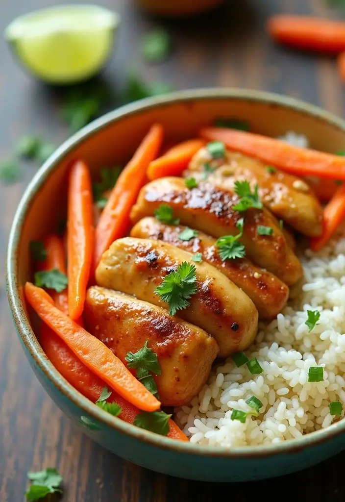 29 Honey Lime Chicken Bowl Recipes That Are Fresh and Tangy 28 29 Honey Lime Chicken Bowl Recipes That Are Fresh and Tangy - 27. Honey Lime Chicken and Carrot Bowl
