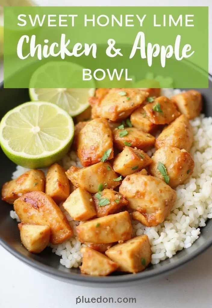 29 Honey Lime Chicken Bowl Recipes That Are Fresh and Tangy 30 29 Honey Lime Chicken Bowl Recipes That Are Fresh and Tangy - 29. Honey Lime Chicken and Apple Bowl