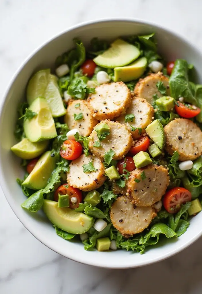 29 Honey Lime Chicken Bowl Recipes That Are Fresh and Tangy 4 29 Honey Lime Chicken Bowl Recipes That Are Fresh and Tangy - 3. Honey Lime Chicken and Avocado Salad Bowl