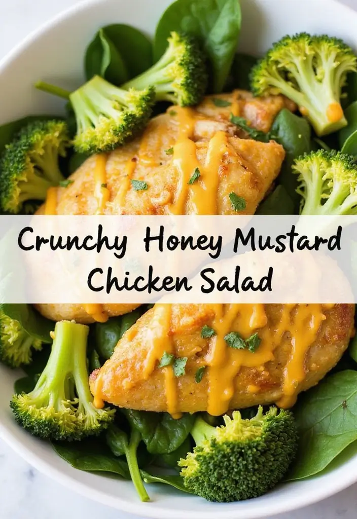 29 Honey Mustard Chicken Salad Recipes That Are Crisp & Refreshing 26 29 Honey Mustard Chicken Salad Recipes That Are Crisp & Refreshing - 25. Honey Mustard Chicken Salad with Broccoli