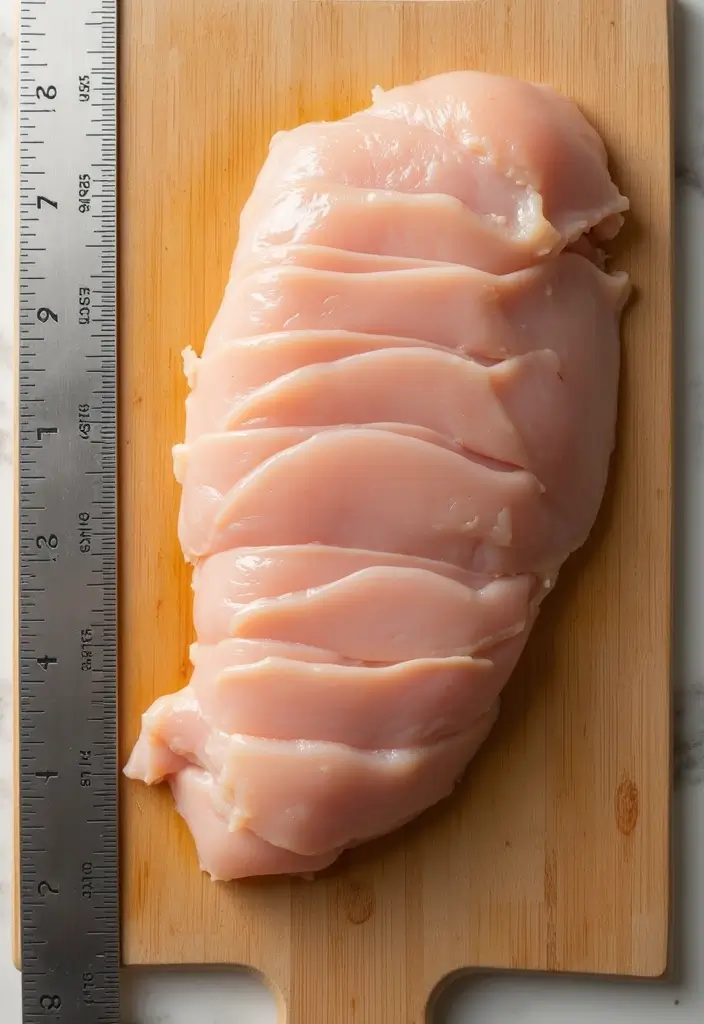 29 How to Cut Chicken Breast Safely and Evenly 8 29 How to Cut Chicken Breast Safely and Evenly - 7. Perfectly Even Slices