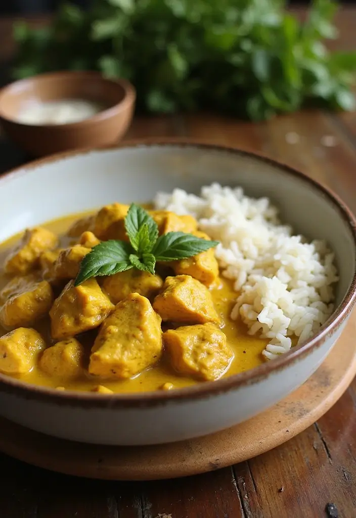 29 Mustard Sauce for Chicken Recipes That Add Tangy Perfection 23 29 Mustard Sauce for Chicken Recipes That Add Tangy Perfection - 22. Mustard-Coconut Chicken Curry
