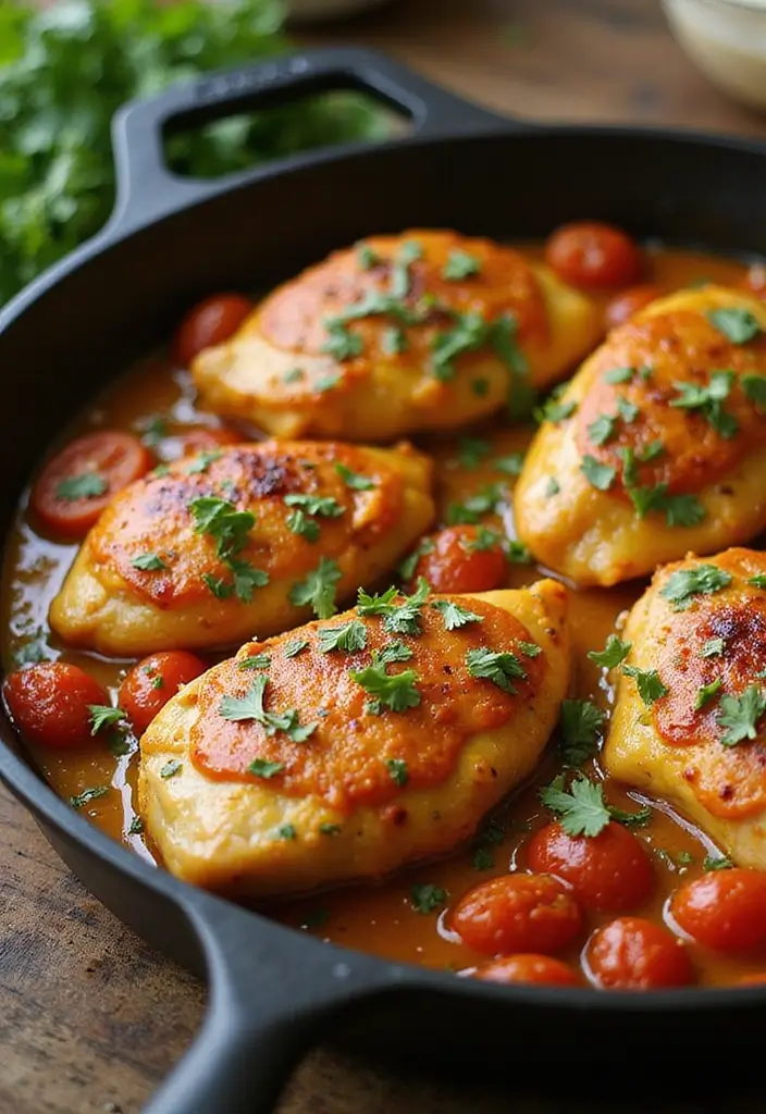 29 Mustard Sauce for Chicken Recipes That Add Tangy Perfection 25 29 Mustard Sauce for Chicken Recipes That Add Tangy Perfection - 24. Mustard-Tomato Chicken Skillet