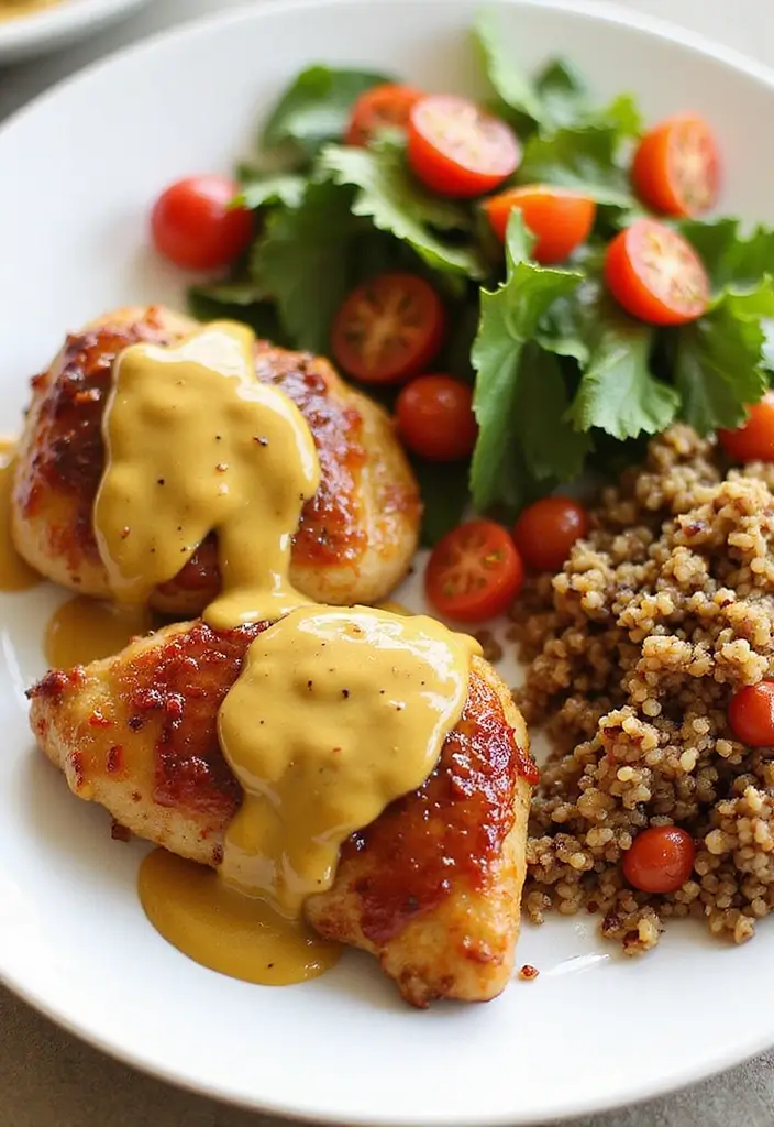 29 Mustard Sauce for Chicken Recipes That Add Tangy Perfection 8 29 Mustard Sauce for Chicken Recipes That Add Tangy Perfection - 7. Mustard-Balsamic Glazed Chicken