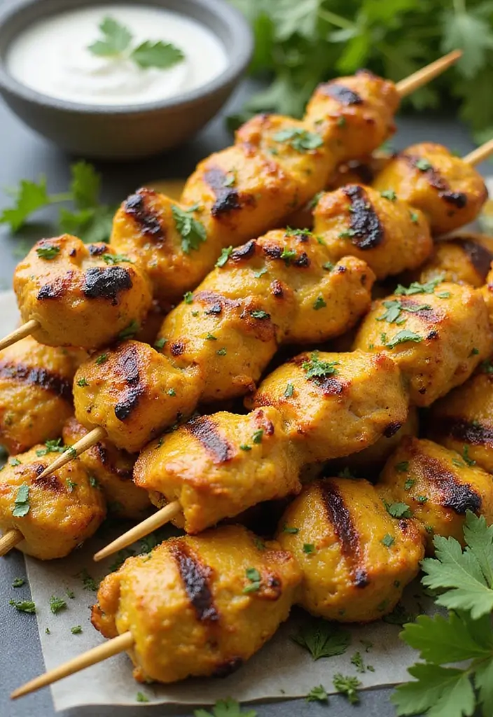 29 Mustard Sauce for Chicken Recipes That Add Tangy Perfection 9 29 Mustard Sauce for Chicken Recipes That Add Tangy Perfection - 8. Mustard-Curry Chicken Skewers