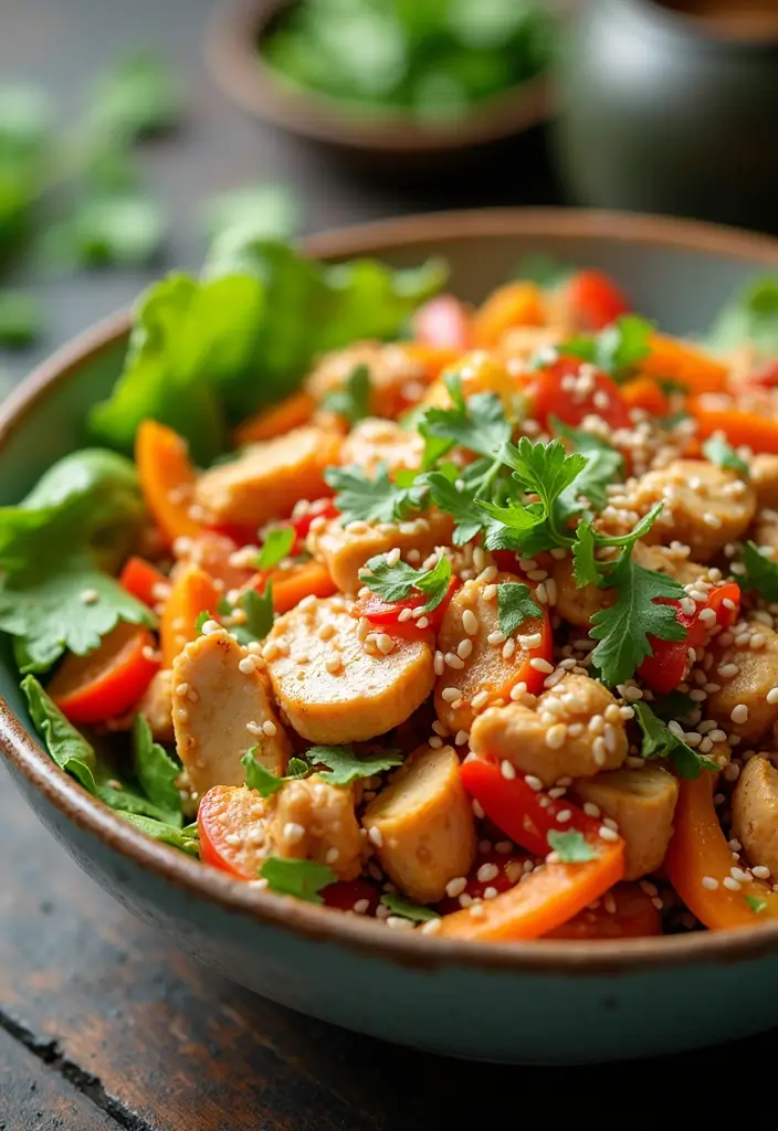 29 No Mayo Chicken Salad Recipes That Are Light & Refreshing 17 29 No Mayo Chicken Salad Recipes That Are Light & Refreshing - 16. Asian Chicken Salad