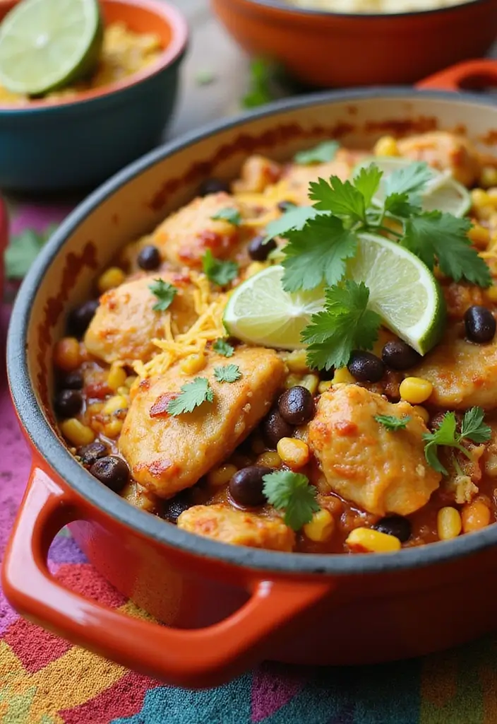 29 Rice-A-Roni Chicken Casserole Recipes That Are Cheesy & Cozy 3 29 Rice-A-Roni Chicken Casserole Recipes That Are Cheesy & Cozy - 2. Southwest Chicken Casserole