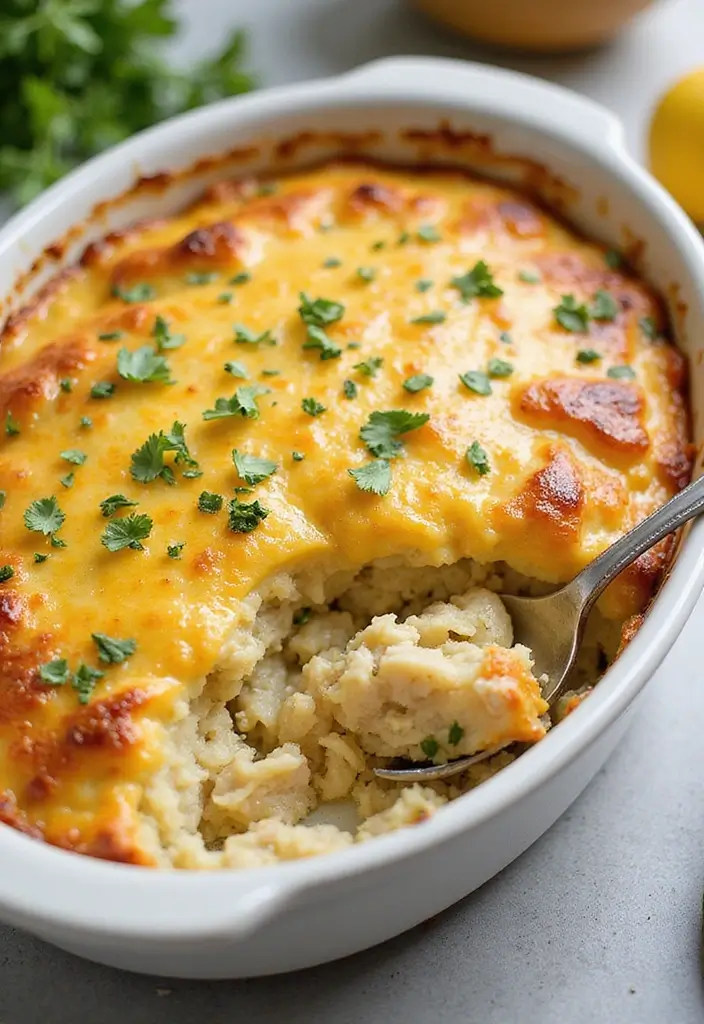 29 Rice-A-Roni Chicken Casserole Recipes That Are Cheesy & Cozy 21 29 Rice-A-Roni Chicken Casserole Recipes That Are Cheesy & Cozy - 20. Chicken Cauliflower Rice Casserole
