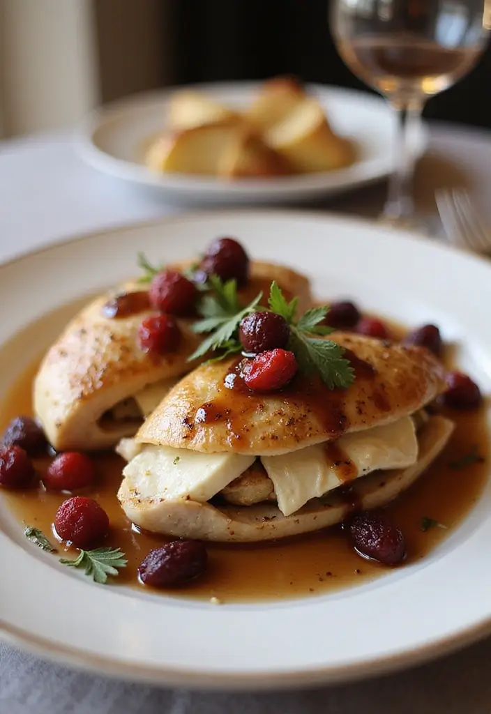 30 Apple and Brie Stuffed Chicken Recipes That Feel Gourmet 3 30 Apple and Brie Stuffed Chicken Recipes That Feel Gourmet - 2. Apple, Brie, and Cranberry Stuffed Chicken
