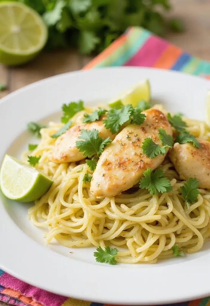 30 Chicken Angel Hair Pasta Recipes That Are Light & Creamy 17 30 Chicken Angel Hair Pasta Recipes That Are Light & Creamy - 16. Cilantro Lime Chicken Angel Hair
